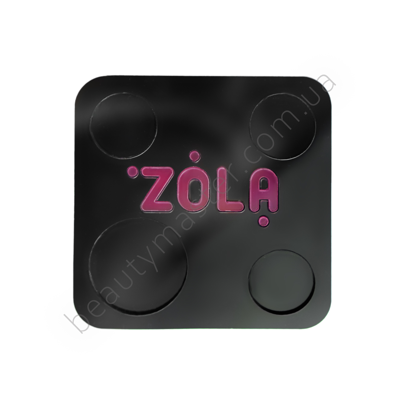 ZOLA Mixing palette black with 4 compartments