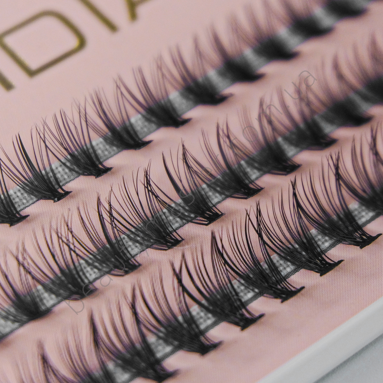 ZIDIA Вії пучки 20D вигин C; 0.10 Mix S (3 стрічки, розмір 8,9,10мм)