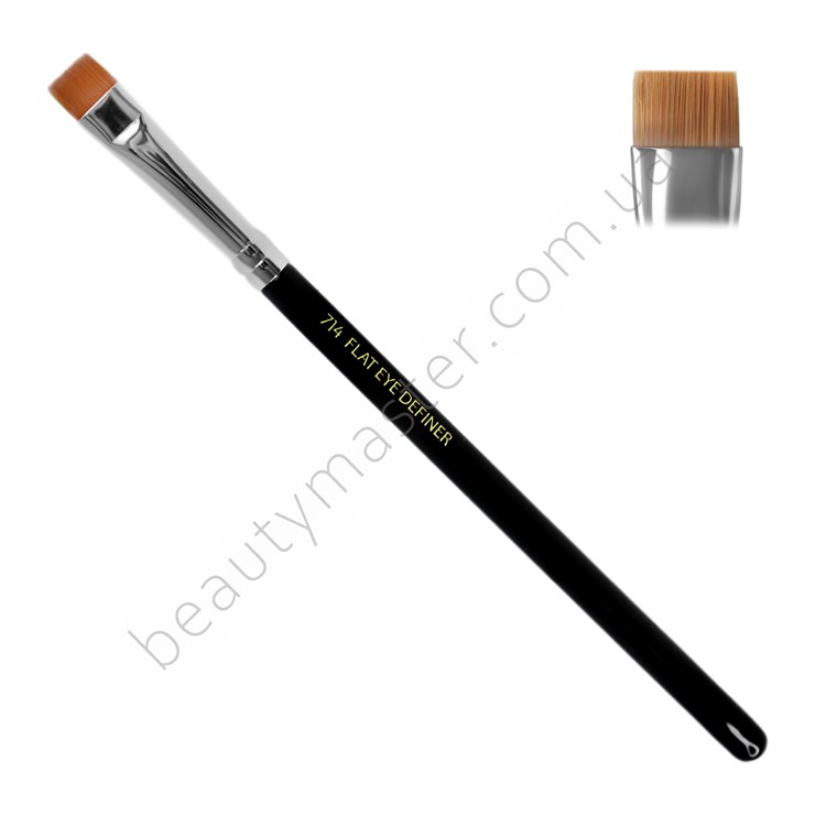bdellium tools Flat straight brush 714 black