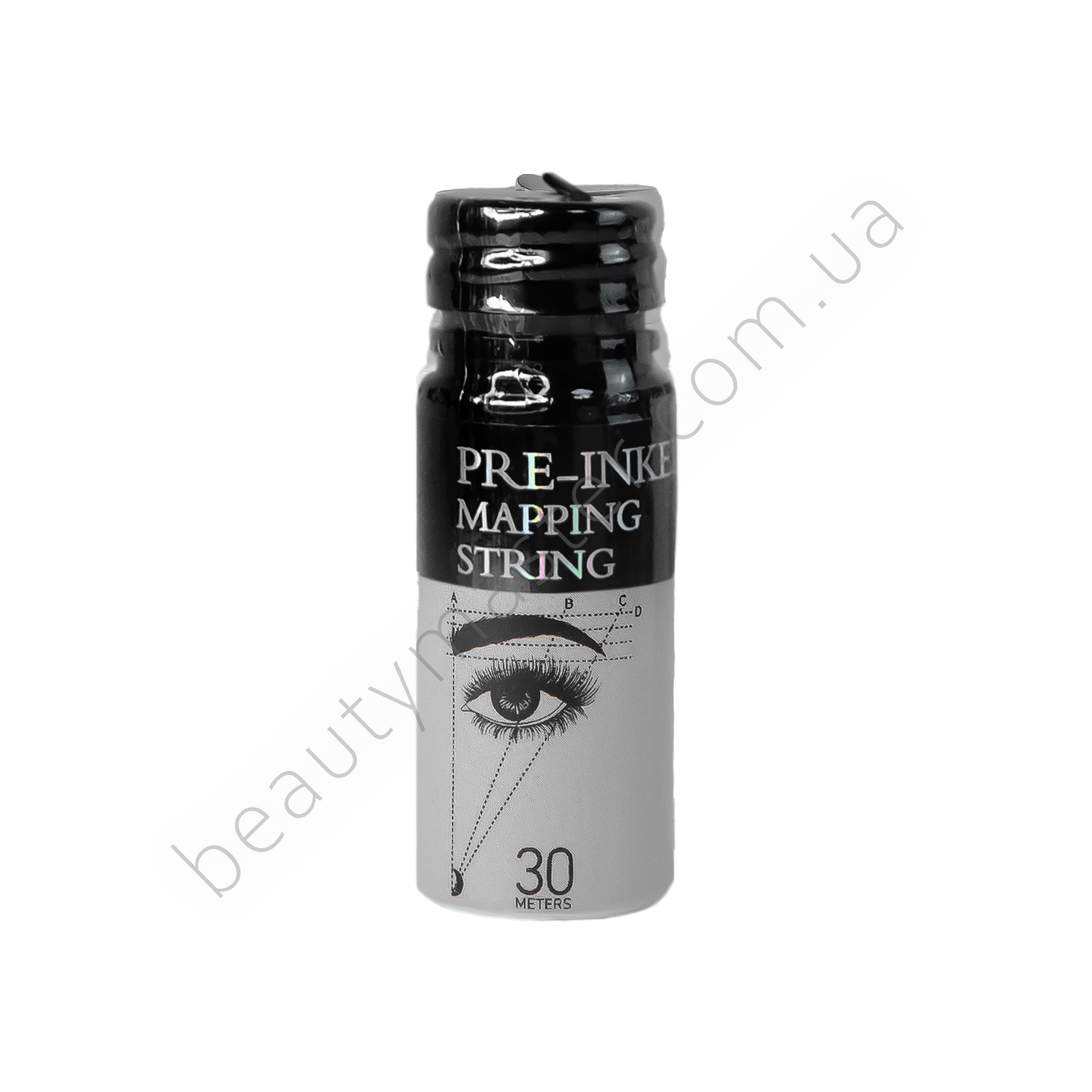 Нить окрашенная 30 метров черная