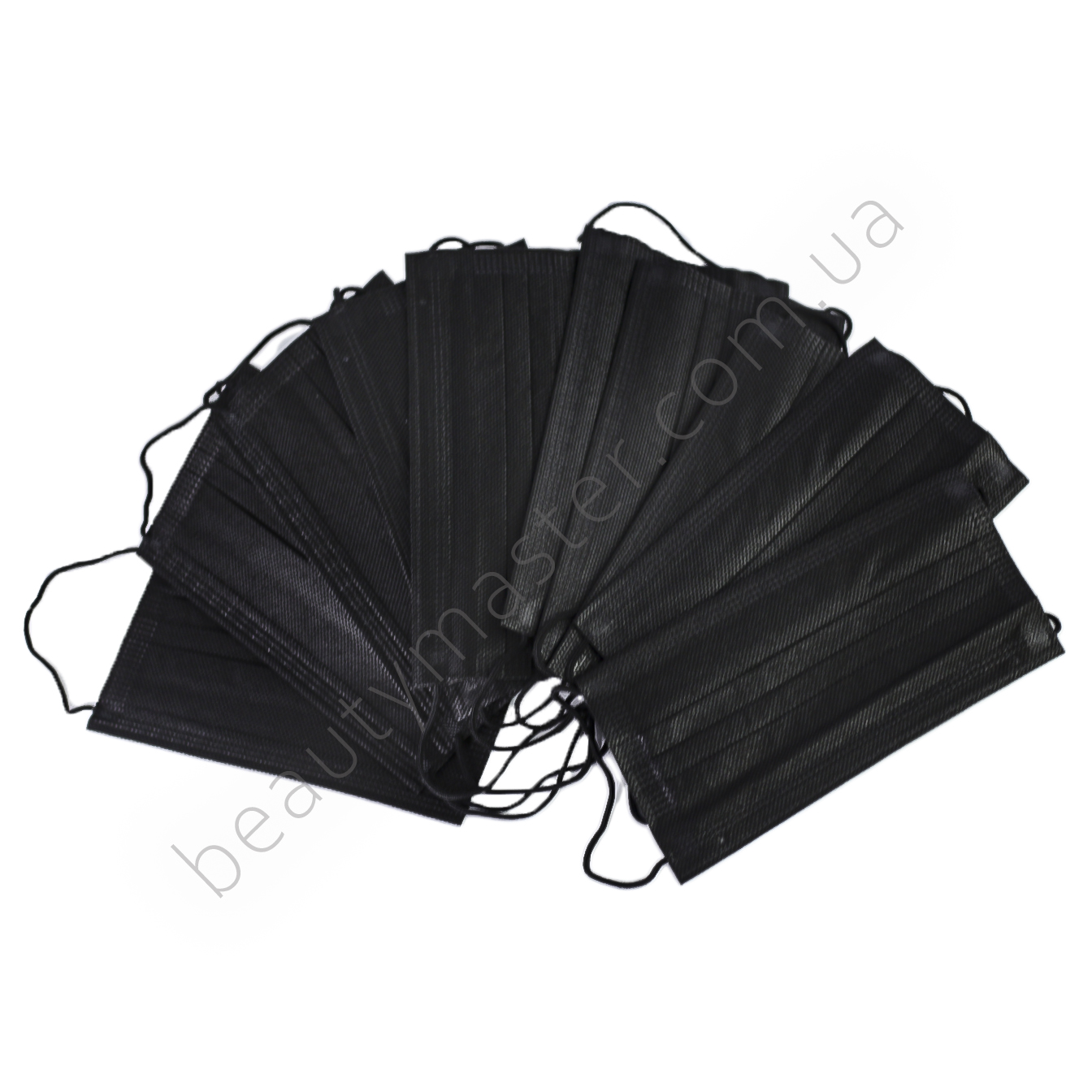 Маска для обличчя чорна тришарова набір 10 шт