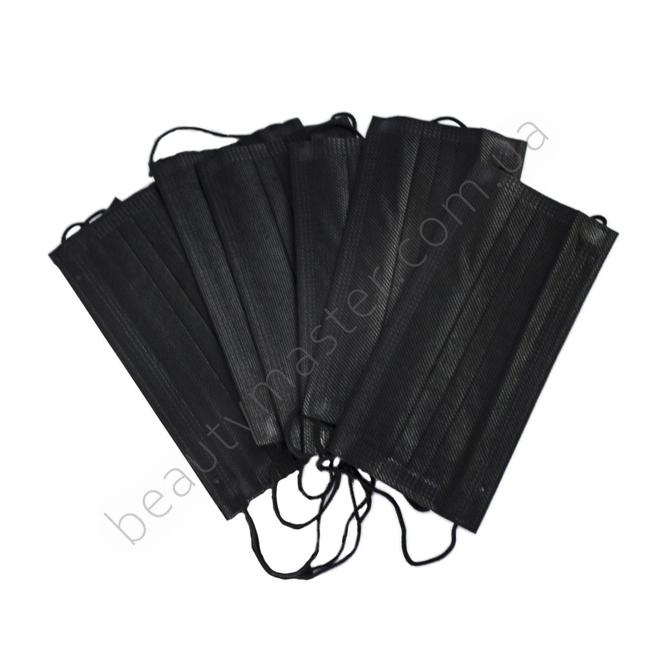 Маска для обличчя чорна тришарова набір 5 шт