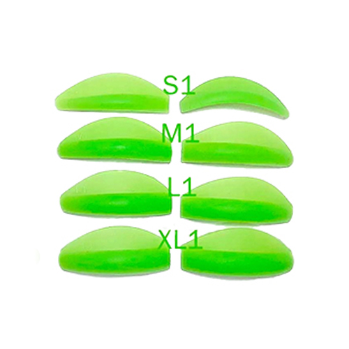 Валики зеленые 4 пары (S1,M1,L1,XL1) лифтинг