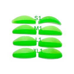 Валики зеленые 4 пары (S1,M1,L1,XL1) лифтинг