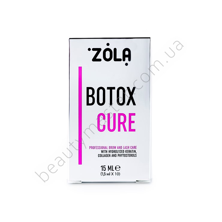 ZOLA Botox do brwi i rzęs w saszetce Botox Cure 1,5 ml x 10 szt.