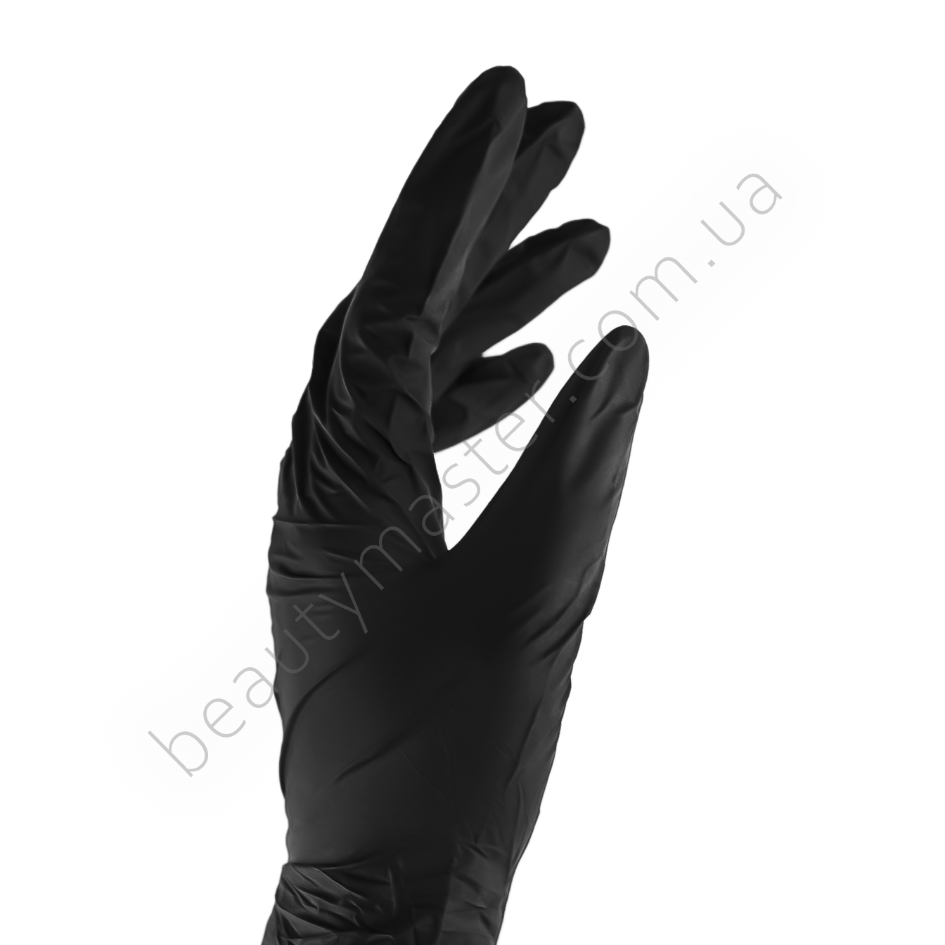 Medicom Рукавички Black нітрил, чорні, р.M, пара