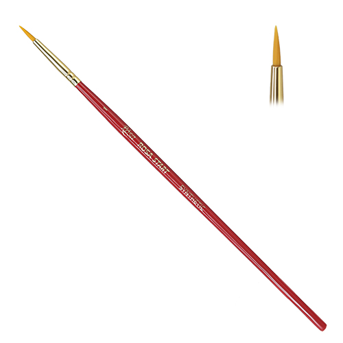 Rosa Start Brush No. 1 round synthetic