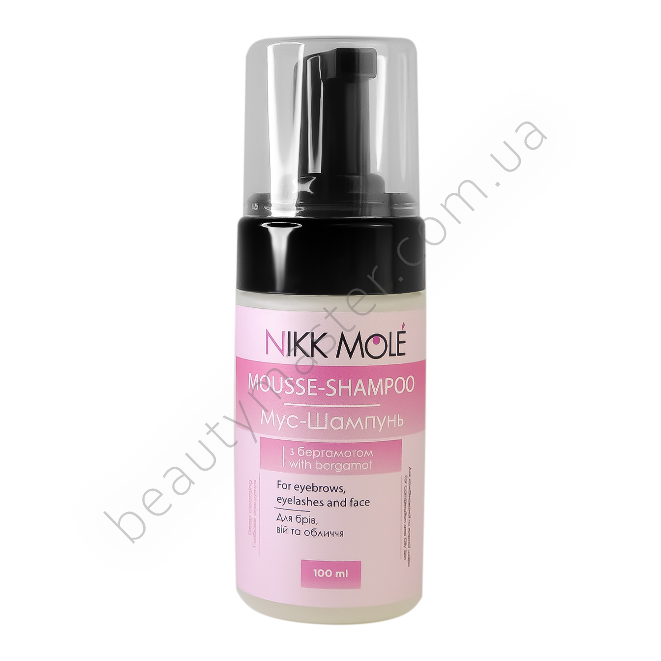 Nikk Mole Мус шампунь з бергамотом для брів і вій 100 мл