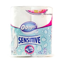 Ooops SENSITIVE Toallas de papel de 2 capas 2 uds.
