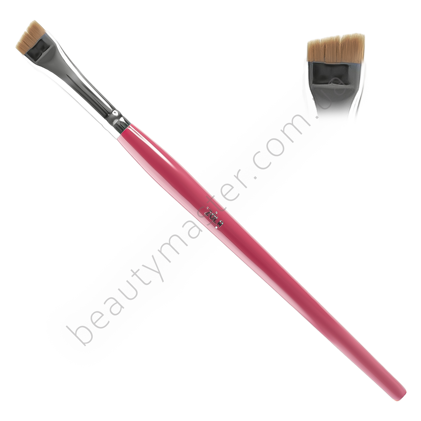 ZOLA Набір пензлів для брів MAGIC BROW BRUSHES малиновий