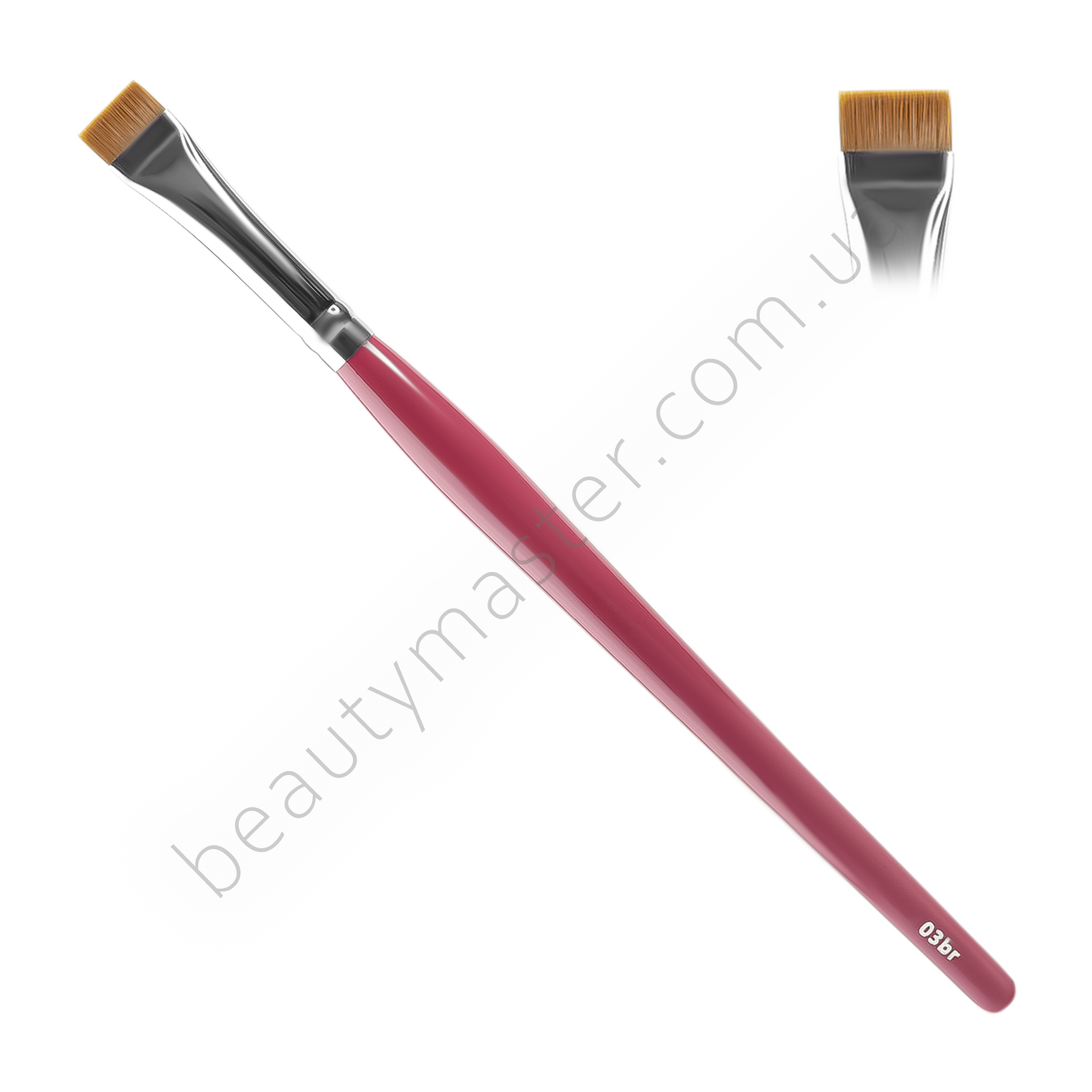 ZOLA Пензлик прямий 03 малиновий