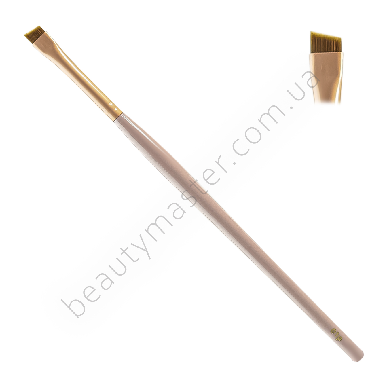 ZOLA Narrow beveled brush 01p light pink