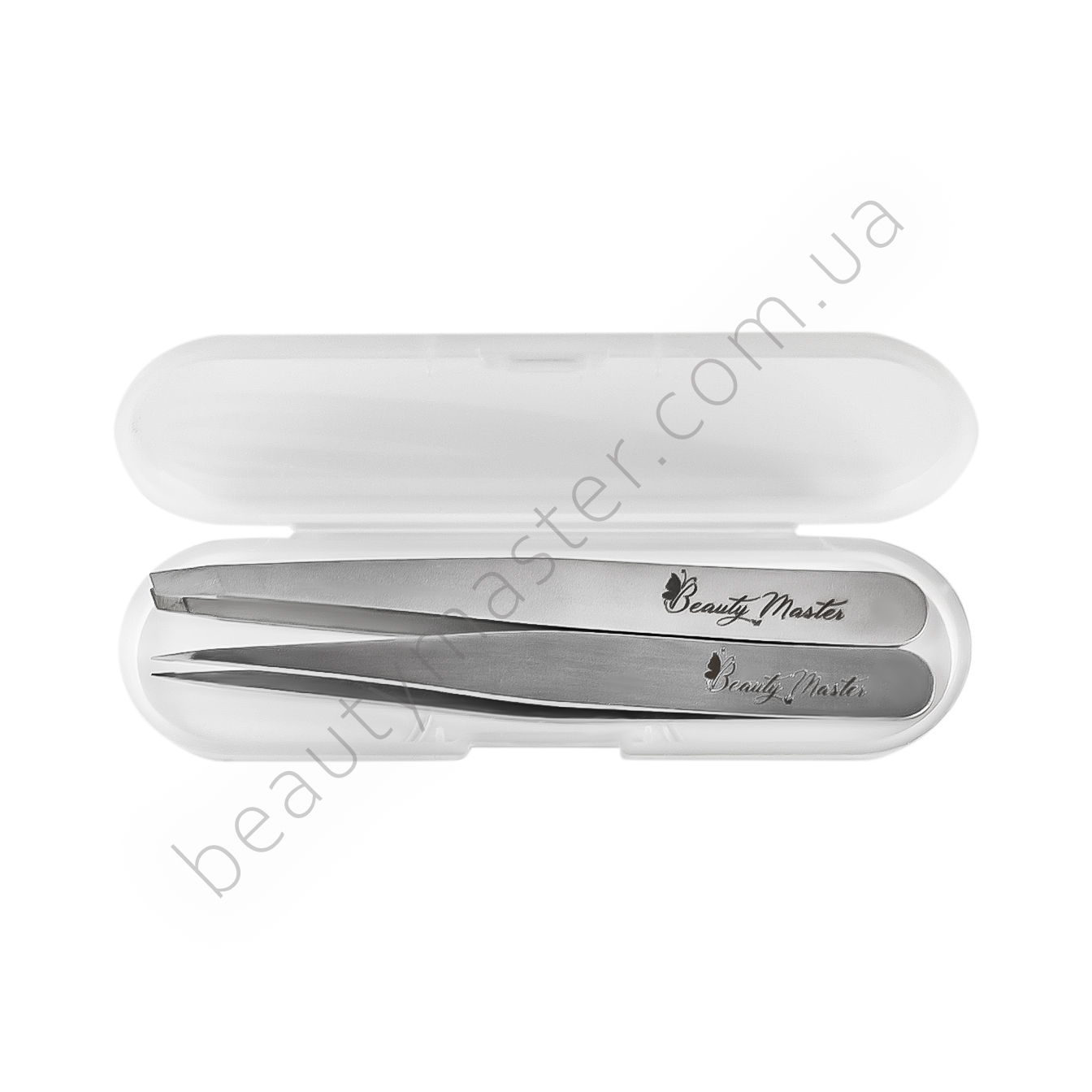 Beauty Master set of two tweezers, metal