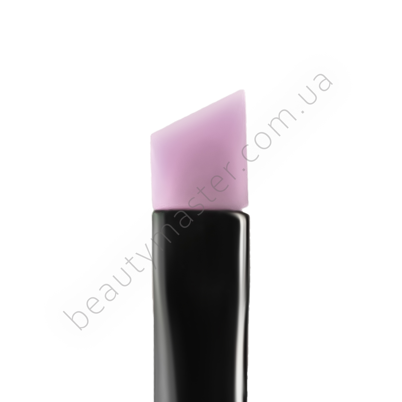 Silicone pink beveled brush