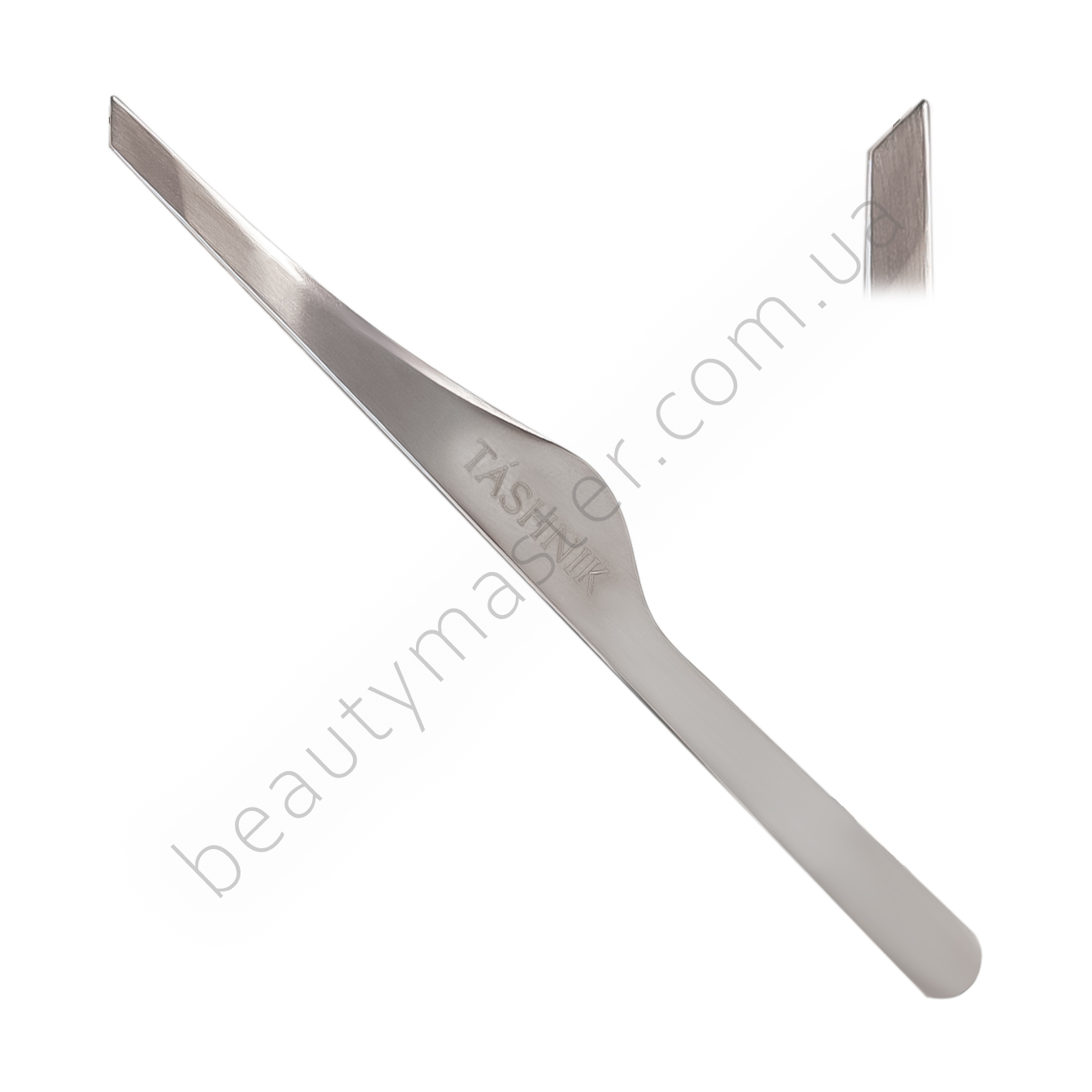 TASHNIK COSMETICS beveled tweezers, metal