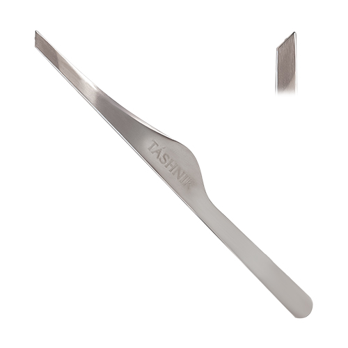 TASHNIK COSMETICS пінцет скошений, метал
