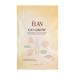 Elan Сыворотка для роста бровей и ресниц GO GROW 10 монодоз х 1 мл