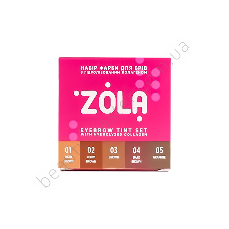 ZOLA Набор 5 красок с окислителем в саше Innovative Colouring System