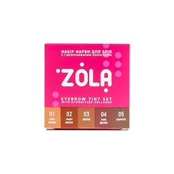 ZOLA Набір 5 фарб з окисником у саше Innovative Colouring System