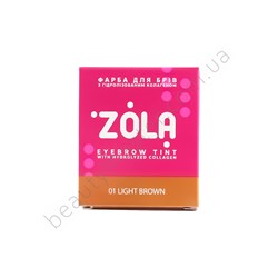 ZOLA Brow Colour 01 Marrón claro en bolsita con oxidante 5 ml