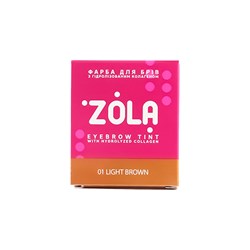 ZOLA Brow Colour 01 Jasny brąz w saszetce z utleniaczem 5 ml