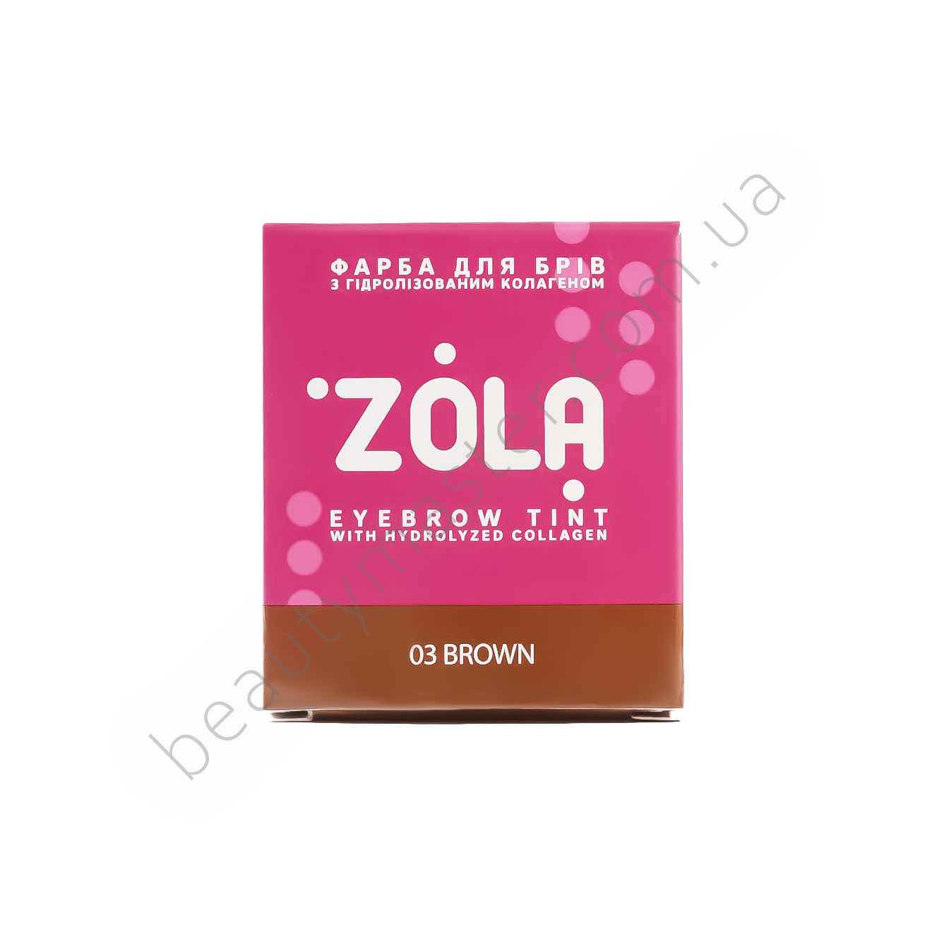 ZOLA Фарба для брів 03 Brown у саше з окисником 5 мл