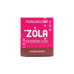 ZOLA Brow Colour 04 Marrón oscuro en bolsita con oxidante 5 ml