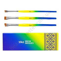 ZOLA Eyebrow Brush Set UKRAINIAN EDITION