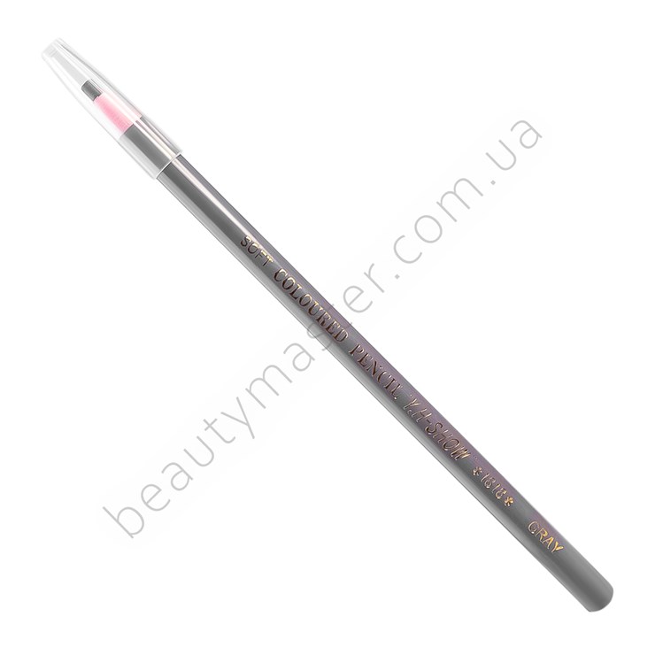 Self-sharpening pencil for eyebrows Grey