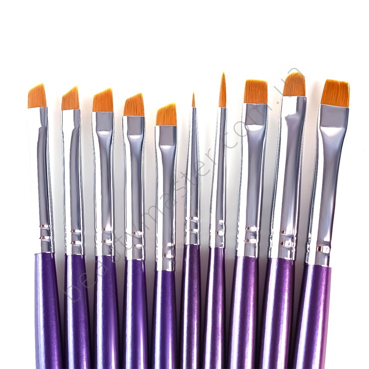 Creator Synthetic Set #3 of 10 brushes (#5×5pcs, #9, 13, 15, 17, 25)