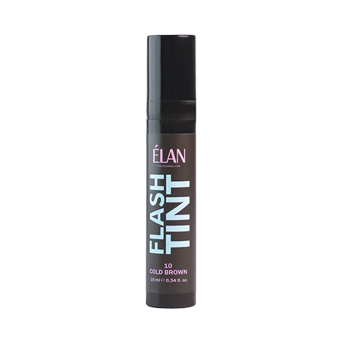 ELAN Sistema oclusivo de tinte para cejas y pestañas FLASH TINT 10 cold brown marrón frío
