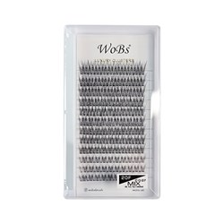Вії пучки FISH TAIL 20F вигин С 0.07 MIX (12 стрічок, 8,10,12,14 mm)