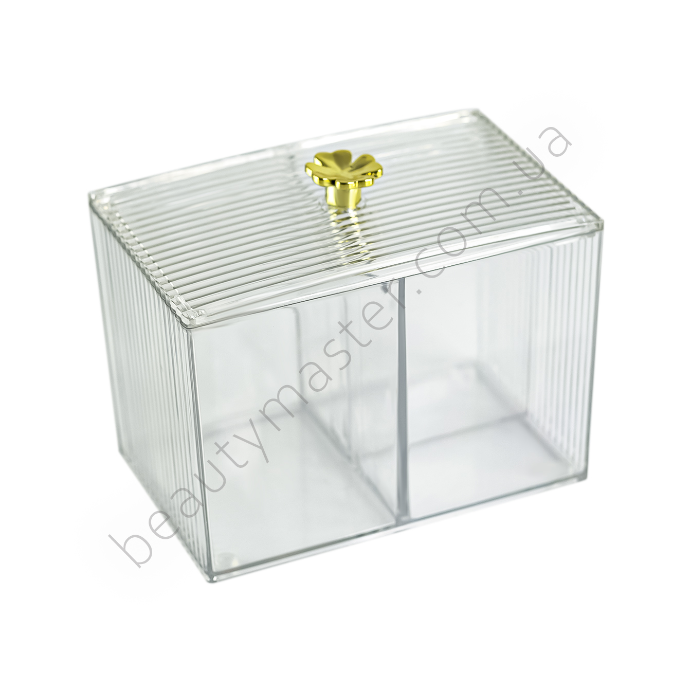 Acrylic organizer double with lid
