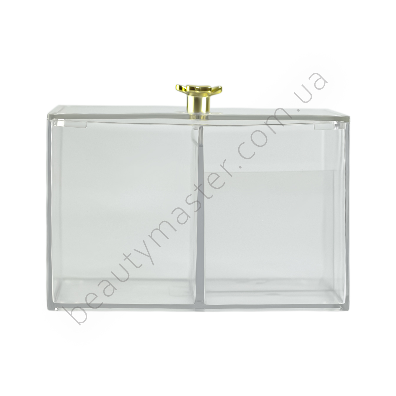 Acrylic organizer double with lid