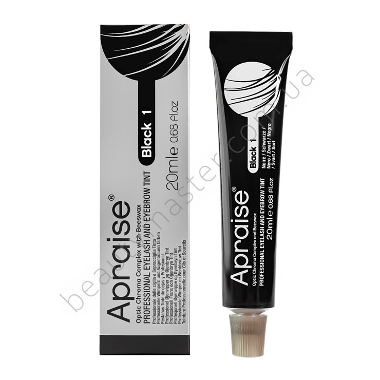 Apraise Eyebrow and lash color black 1 AMMYCLE FREE, 20 ml