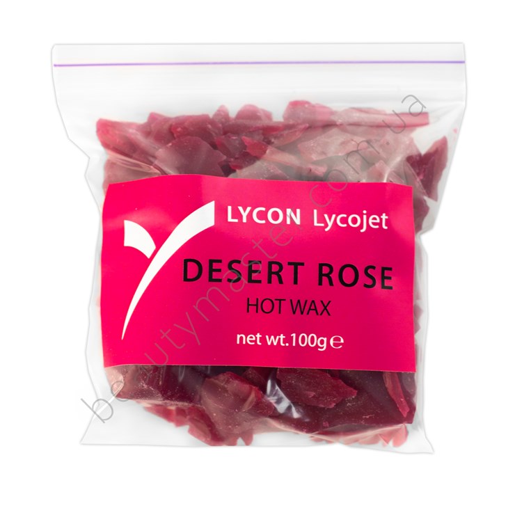 Lycon Lycojet hot wax with rose and chamomile desert rose 100 g