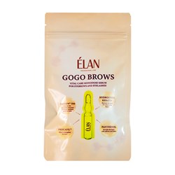 ELAN GOGO BROWS serum for eyebrows and eyelashes 10 ampoules x 1 ml