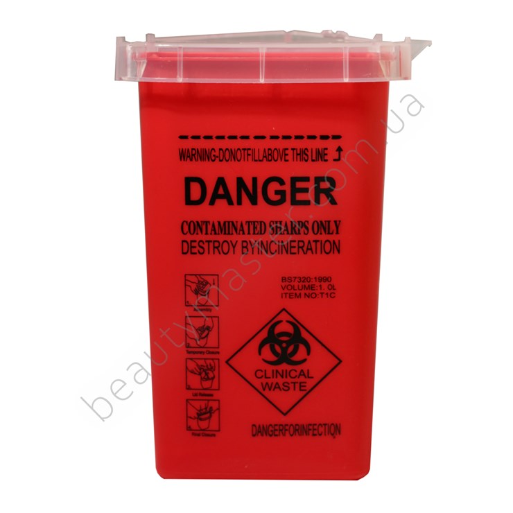 Needle disposal container in assortment