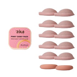 ZOLA Rollers lifting + curling Pinky shiny pads 6 pairs