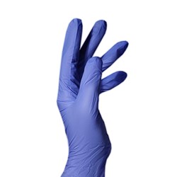 Guantes de nitrilo SEF (3,4 g), azules, talla M, par