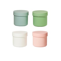 Set of frosted jars, assorted 4 pcs, 150 ml