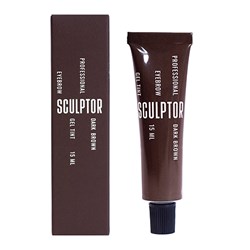 SCULPTOR Гель-фарба для брів dark brown 15 мл