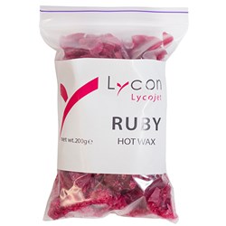 Lycon Lycojet hot wax with Ruby shimmer 200 g