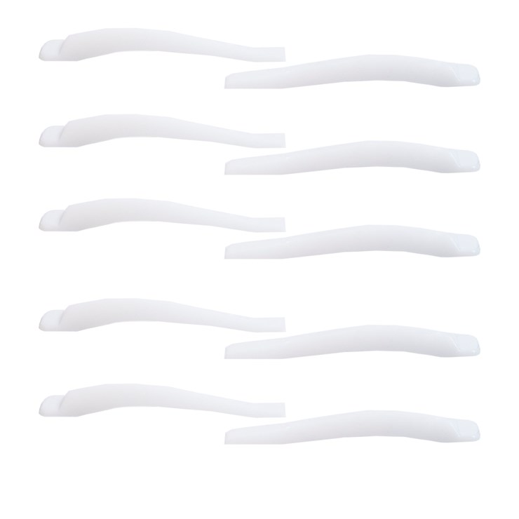 Валики для ламинирования ресниц белые, 5 пар