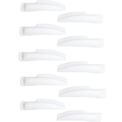Rollers for eyelash lamination white, 5 pairs