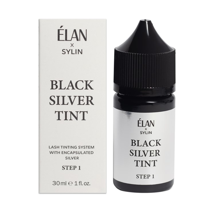 ELAN Coloring system with encapsulated silver "BLACK SILVER TINT" Composition 1