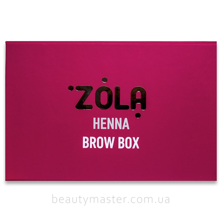 ZOLA Бокс Хна из 6 цветов на 5 г + масло