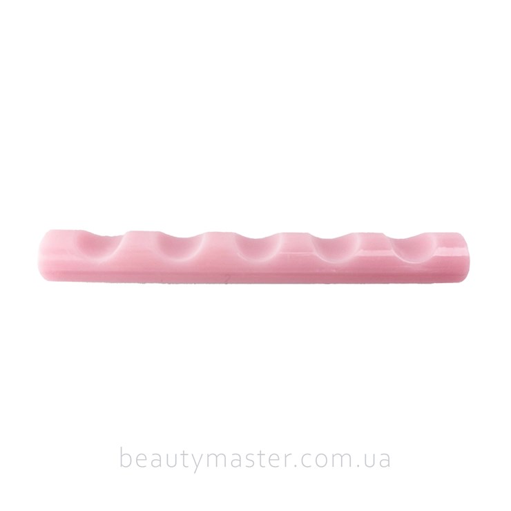 Акриловая подставка для кистей розовая