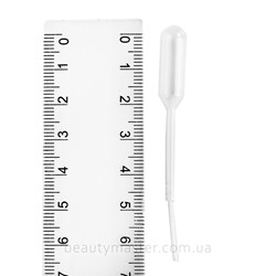 Plastic pipette 6.5 cm 0,2 ml