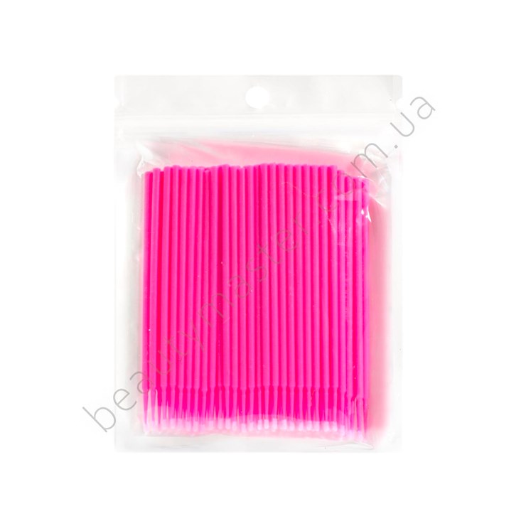 Pink microbrushes in a bag, size M MA-100